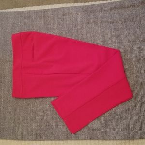 Ann Taylor Ankle Pant, Red, Size 4 Petite- Curvy